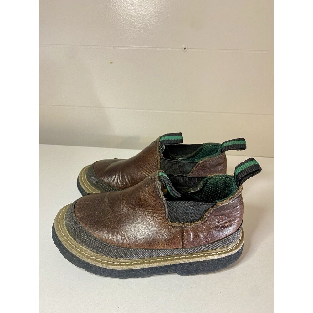 Toddler’s Size 8 Georgia Boot Georgia Giant Romeos Kids Brown Leather Slip On